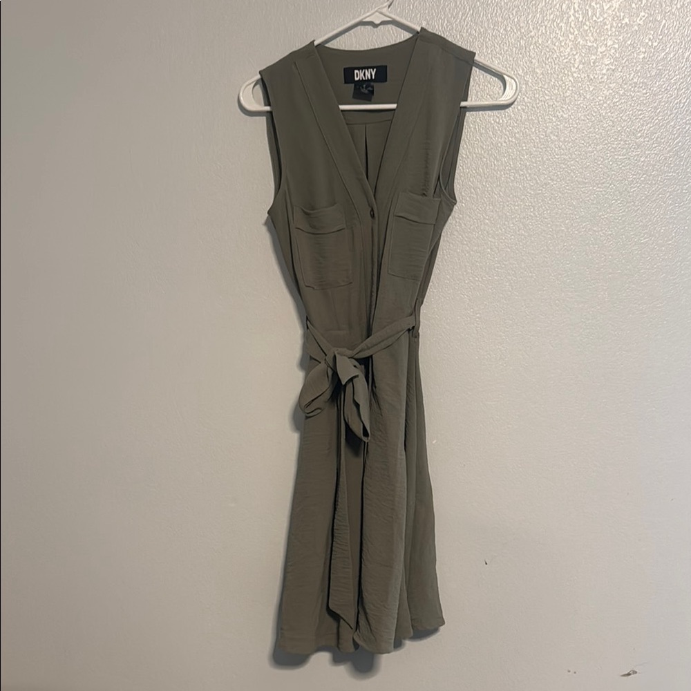 DKNY Olive Green Women's Dress